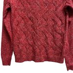 Lands' End Sweater Drifter Cable Knit Womens Medium Petite Crewneck Pullover Photo 1