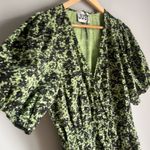 Just Female Alicia Floral Dress Green Size XL Photo 7