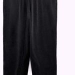 ZARA  SATIN PAJAMA STYLE Skinny PANTS W/ DRAWSTRING BLACK SIZE S NEW Photo 7