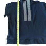 Boston Proper  Crystal Half Zip Pullover jacket  Black SMALL Photo 4