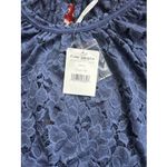 Free People Olivia lace top Navy Blue Size XS NWT Photo 3