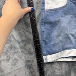 Hollister  Shorts Womens 9 / 29 Curvy High Rise Mom Short 3" Patchwork Denim Photo 3