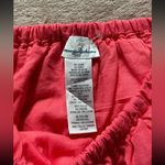 Tommy Bahama  Womens Off‎ Shoulder Dress Red Ruffle Neck Linen Blend Swim Mini Xs Photo 3