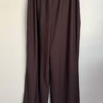 Spanx  Bod A Bing Pants Wide leg Lined Secret Slimming Elastic waist Brown M Photo 1