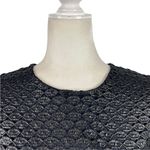 Diane Von Furstenberg  Black Lace Shimmer Cindy Cocktail Dress Evening Mini 6 Photo 8