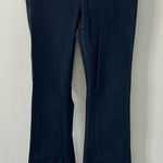 Free People Kaye Button Fly Mid Rise Flare Dark Wash Jeans 28 Photo 0