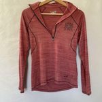 Under Armour fitted coldgear 3/4 zip orange red Iowa State merch women's size S Photo 0
