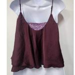 Free People  Turn It On Sequin Cami Top Size S. B11 Photo 4