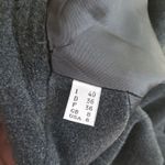 Moschino Vintage 90s  Charcoal Gray Cashmere Wool Chic Feminine Quiet Lux Size 6 Photo 11