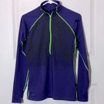 Nike Pro Purple Running Half Zip Medium Photo 0