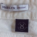 NYDJ NWOT  Marilyn Straight Stretch Corduroy Jeans 12P Ivory P13J23GW Photo 4
