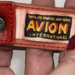 Avion International Vintage Size M L Red Leather Silver Coin Concho Western Belt Photo 7