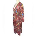 Cara Cara Ginger floral midi dress size‎ medium Red Photo 5