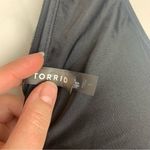 Torrid size 1 black one piece swim suit skirt slimming 1x bathing suit dress Photo 2