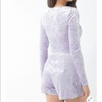 Urban Outfitters NWT  purple Sasha velvet romper Photo 1