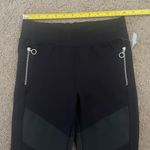 ALLSAINTS NWOT All Saints Terro Paneled Black Leggings with Zippers, Elastic Waist Photo 10