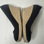 J.Crew  Shoes Womens 10 Seville Espadrille High Pump Blue Canvas‎ Wedge Casual Photo 2