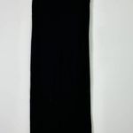 Vince  T-shirt tank style black midi dress Photo 6