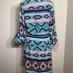 Justify Aztec Patterned Knee Length Dress Size Large Photo 1