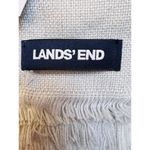 Lands' End  Gray Winter Scarf Style No. 514725 100% Acrylic Anti-Static Photo 2