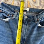 Abercrombie & Fitch Abecrombie and Fitch the Ankle Straight Ultra High Rise Curve Love Jeans sz 4/27 Photo 4