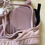 Victoria's Secret Victoria’s Secret Light Pale Pink Strappy Back Longline Sports Bra Size XS Photo 3