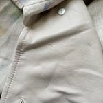 Lafayette 148 NY Modern Muse Linen Laurita Trench Coat Abstract M GUC Tan Size M Photo 7