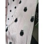 Kate Spade Owl Lovers Button Down Front Pockets Pajama PJ Sleep Shirt Dress S Photo 8