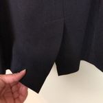 Calvin Klein  Women’s Black Ruffle Drape Front Bib Collar Sleeveless Sheath Dress Photo 7