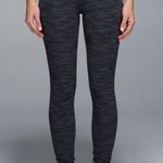 Lululemon Wunder Under Pant in Diamond Jacquard Space Dye Black Deep Coal size 4 Photo 0