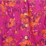 Anthropologie Maeve Jordain Runa Blouse XS Floral Button Front Photo 6