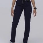FIGS  High Waisted Yola Skinny Scrub Pants Size Small Navy Photo 1