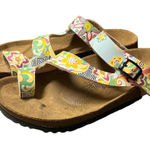 Birkenstock Birki’s‎ by  Fuji To Loop Sandals Floral Womens Size 6 Shoes Photo 0