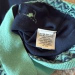 Vineyard Vines Blue and Green Crew Neck Sweater with Whale Motifs Photo 7