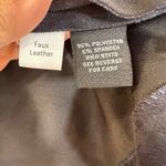 Catherine Malandrino - Faux Leather - Long Line Jacket Topper Photo 4