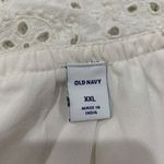 Old Navy XXL Dress One Shoulder Eyelet Ruffle Trim Elastic Waist Cream Women’s Photo 2