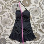 Apt. 9  Swimdress One Piece Swimsuit Swim Dress Black Lace Strapless M Medium Photo 1