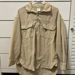 Aerie  Offline Corduroy Quarterzip Shacket Photo 1