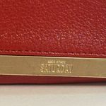 Kate Spade  Red and Gold Wallet Sleek Design Photo 1