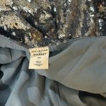 Melrose and Market Blue Sequin Cocktail Mini Dress Size XXS Photo 5