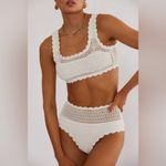Beach Riot  Wyatt Bottom White Crochet, BRAND NEW Size Medium, $138 Photo 10