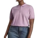 Everlane NWT Organic Cotton Polo Mauve Short Sleeve Knit Top Size Small Photo 0