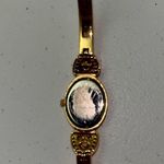 Danbury Mint Ruby Heart Gold Ladies Analog Quartz Watch Photo 2