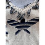 Anthropologie Chaser Deep V Eagle Fringe Chunky Knit Sweater - Size M Photo 9
