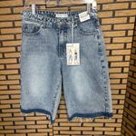 Witty Fox Dad Denim Jorts Size 5/27 Blue Photo 0