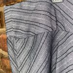 Ashley Stewart  Gray Metallic Silver Striped A-Line Midi Skirt Women's Size 22 Photo 2