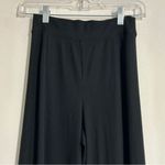 Aerie  Offline Thumbs Up Heavyweight Ribbed Knit Wide Leg Pants Black XS Short Photo 3