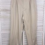Hunt Club  Women's Vintage 90's High Waisted Khaki Pants Tan-10P Photo 0