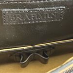 Brahmin  Vintage Luxury Designer Leather Small Crossbody Handbag Black 9"x6"x2.5" Photo 8