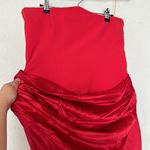 House Of CB  size XL  ‘Persephone'‎ Scarlet Strapless Corset Maxi Dress NWOT Photo 7